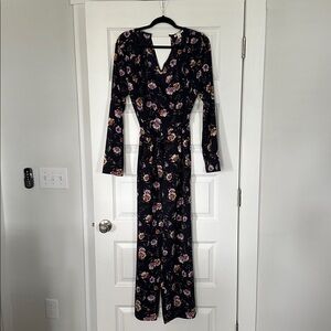 Floral Long Sleeve Jumpsuit